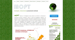 Desktop Screenshot of mopt.org.pt