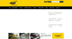 Desktop Screenshot of mopt.go.cr